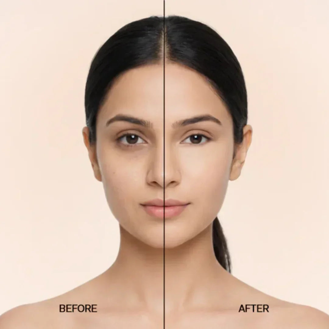 FLICKA Silk Touch & Blend & Shine Face Perfection Duo | Hydrating Primer+SPF Foundation