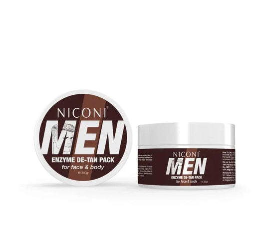 Niconi Men & Women Enzyme De-Tan Pack For Face & Body (300g)