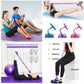 Pull Rope Resistance Band: 4-Tube Abs & Full Body Exerciser