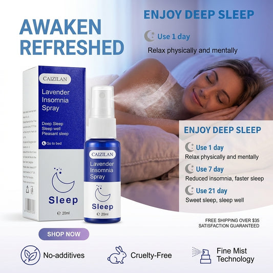Ofanyia Lavender Good Sleep Spray Soothe Sleep Deep Sleep Enjoyable Sleep Essential Oil