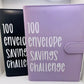 100 envelope savings notebook