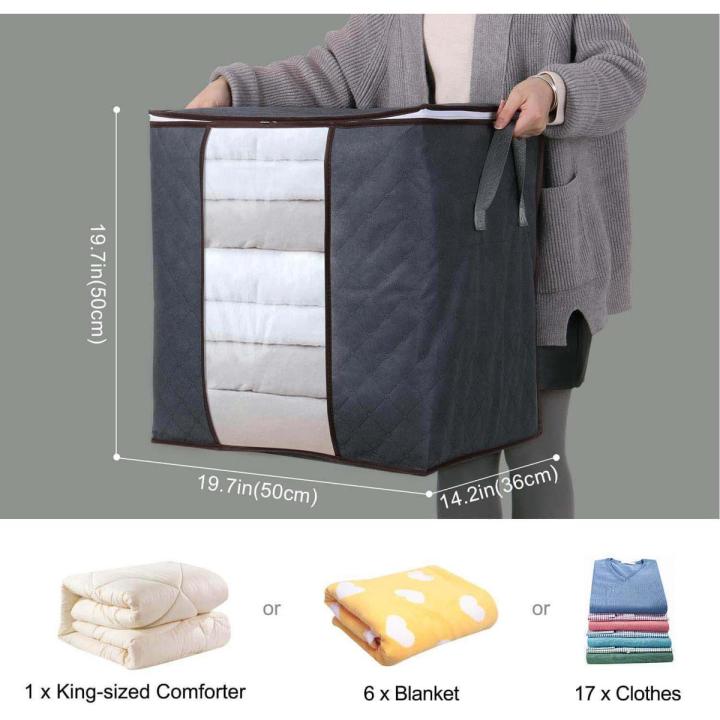 (Pack of 4) Storage Organizer Bags - 100GSM